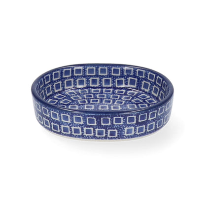 Schaal Plat Ovaal Klein - Blue Diamond