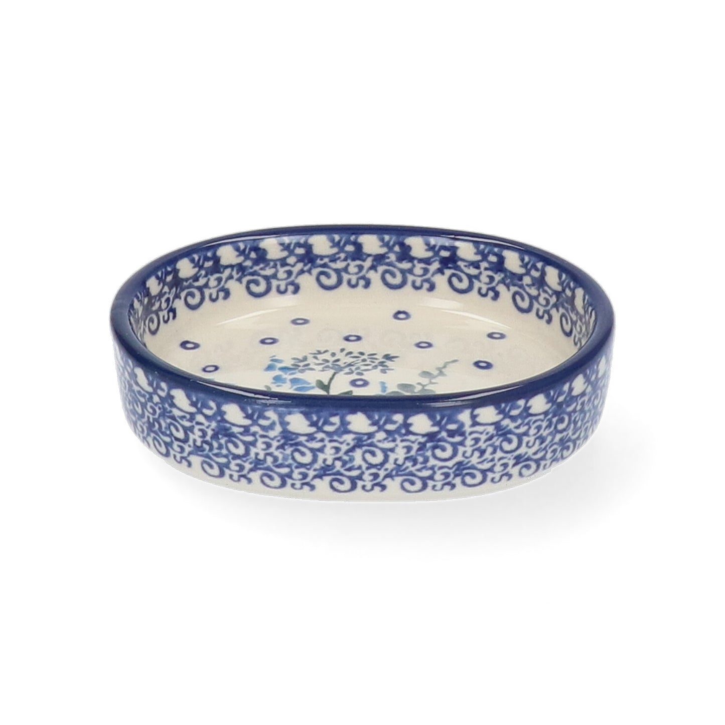 Schaal Plat Ovaal Klein - Floral Party