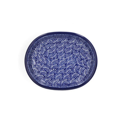 Schaal Plat Ovaal Klein - Waves