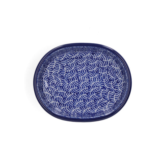 Schaal Plat Ovaal Klein - Waves