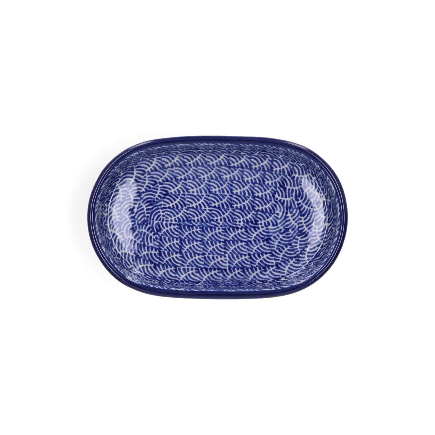 Schaal Plat Ovaal Medium - Waves