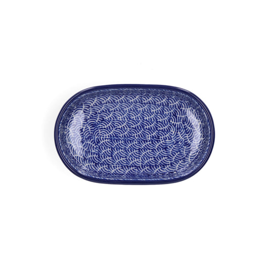 Schaal Plat Ovaal Medium - Waves