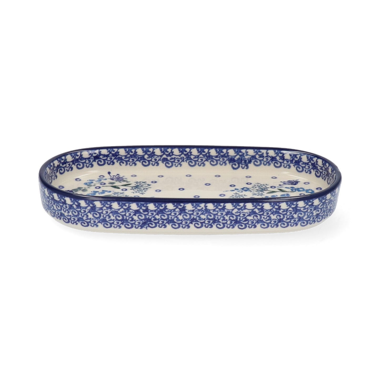 Schaal Plat Ovaal Lang - Floral Party