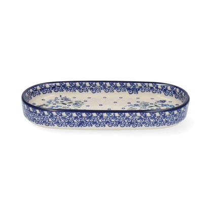 Schaal Plat Ovaal Lang - Floral Party