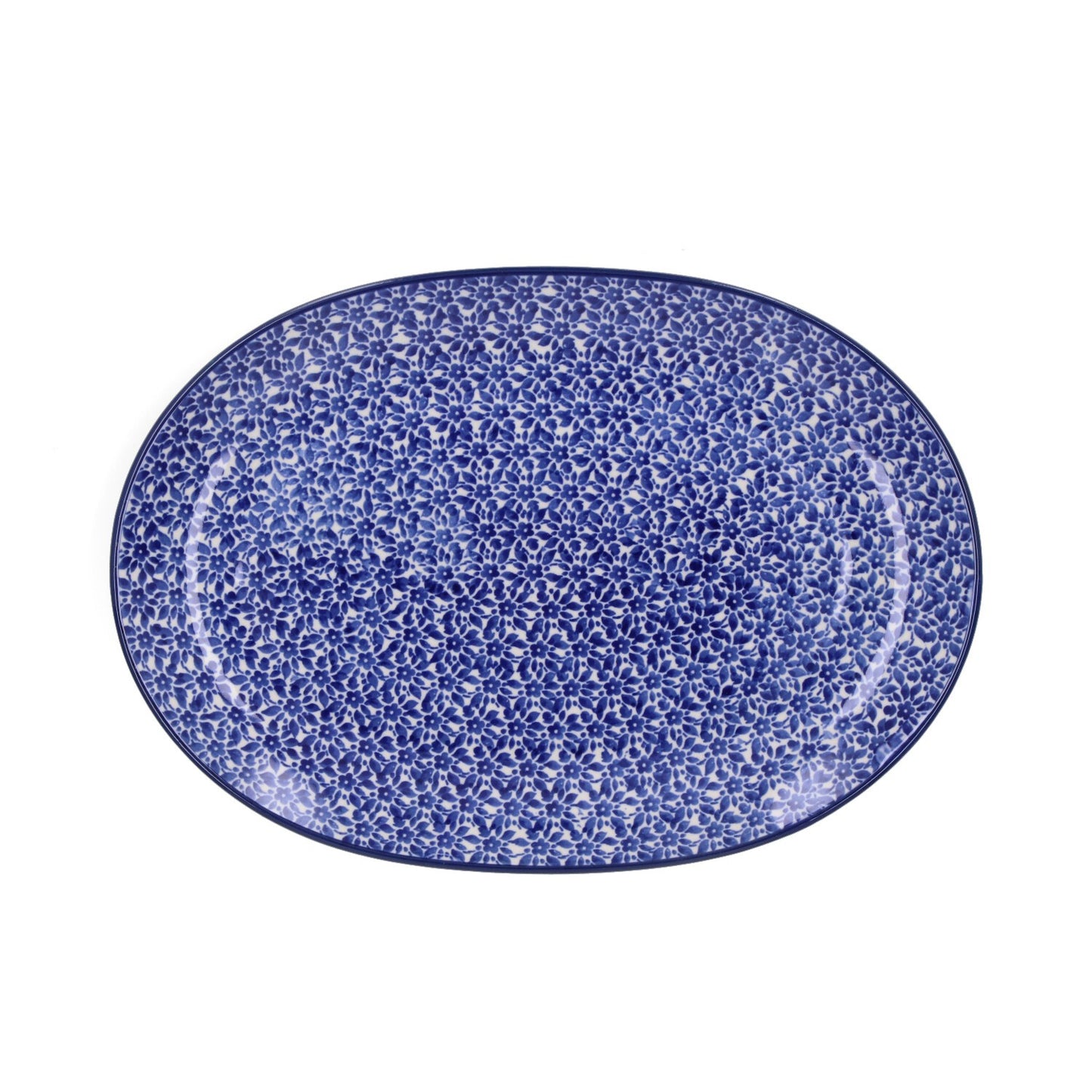 Serveer Schaal Ovaal - Indigo