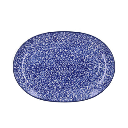 Serveer Schaal Ovaal - Indigo