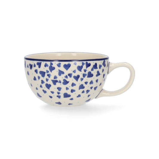Cappuccino Kop 400 ml - Hearts