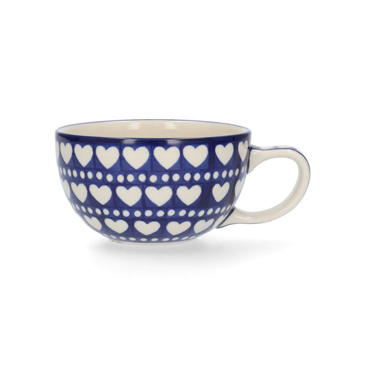 Cappuccino Kop 400 ml - Blue Valentine