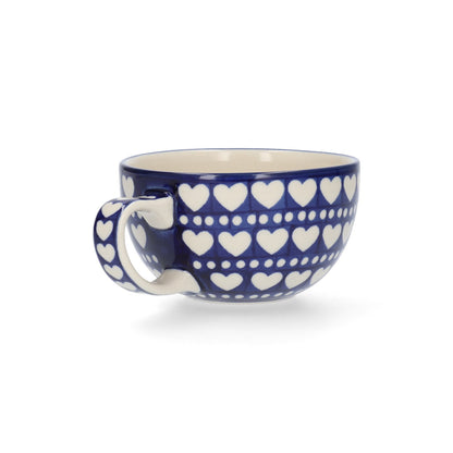 Cappuccino Kop 400 ml - Blue Valentine