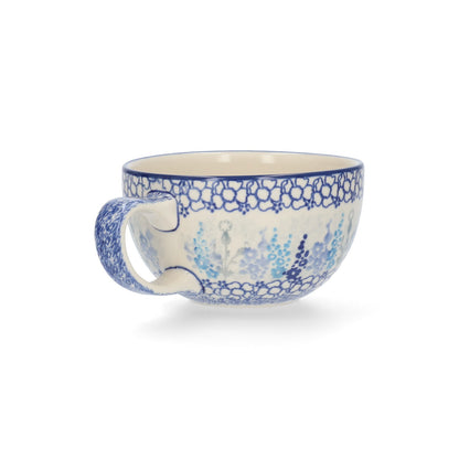 Cappuccino Kop 400 ml - Delphinium