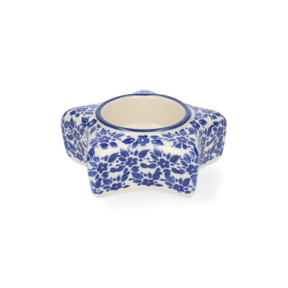 Theelichthouder Ster - Indigo