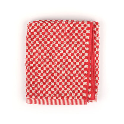 Keukendoek Kleine Ruit Rood