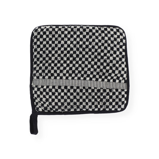 Pannenlap Kleine Ruit Zwart CE