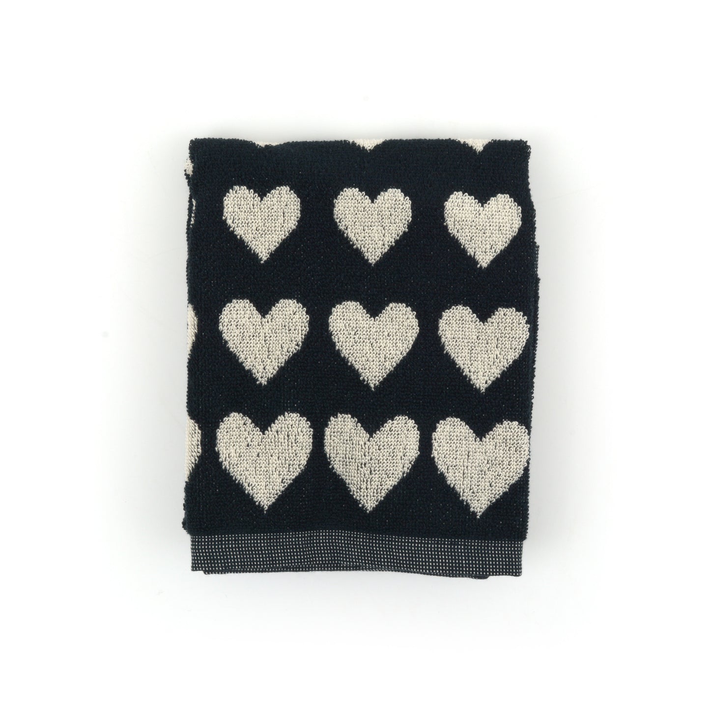Keukendoek Hart zwart