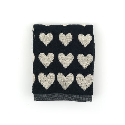 Keukendoek Hart zwart