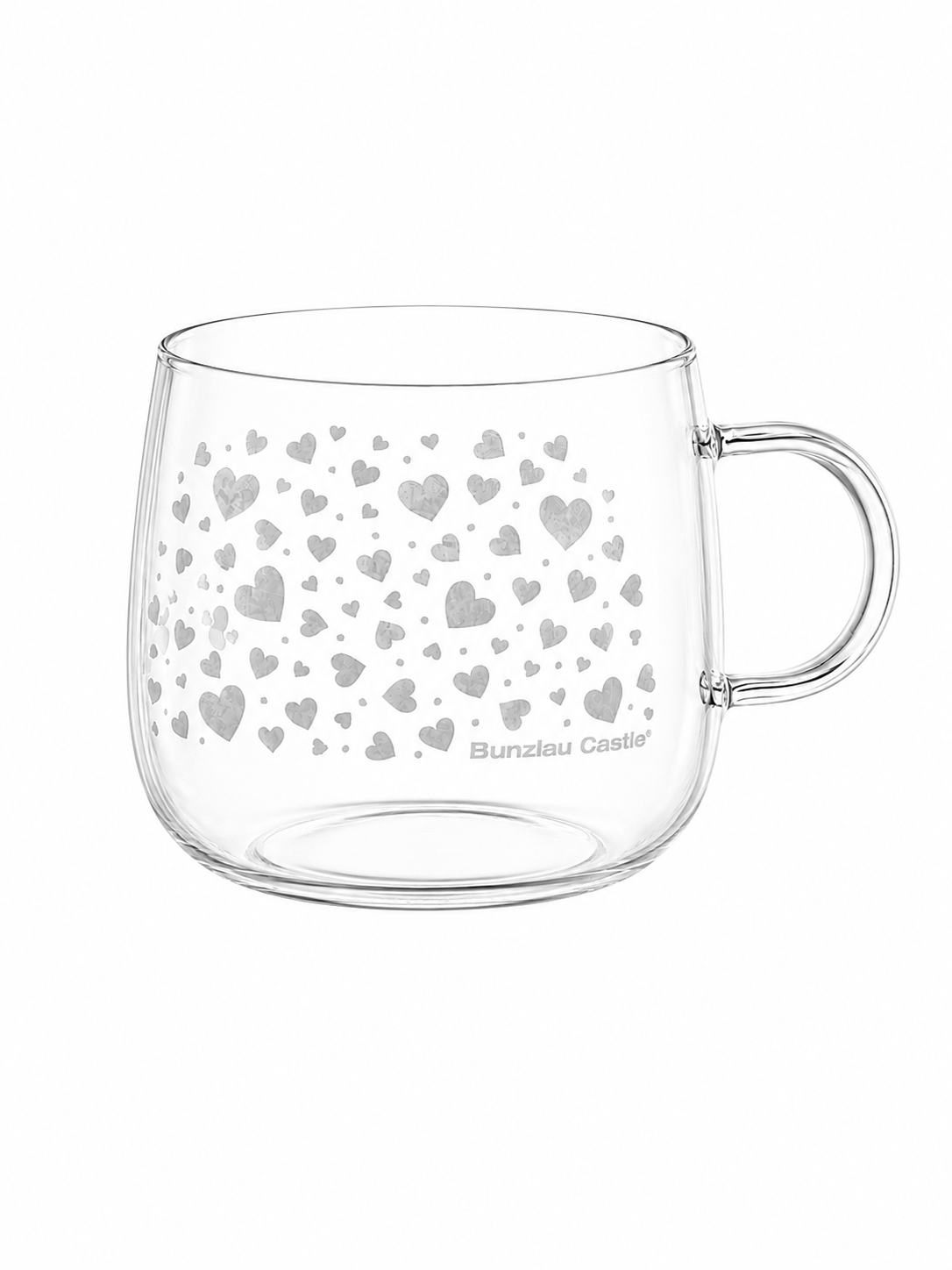 Thee Glazen - Borosilicate Hearts - 400 ml - Set van 2