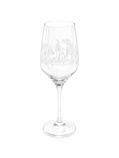Witte wijnglas 350 ml - Wild Flowers