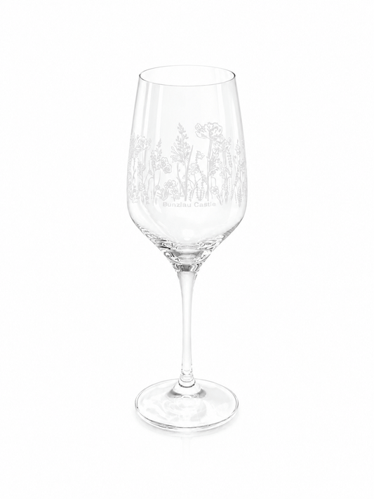 Witte wijnglas 350 ml - Wild Flowers