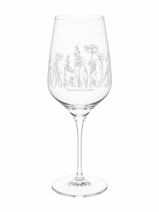 Rode wijnglas 460 ml - Wild Flowers