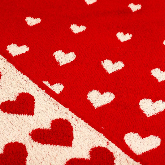Keukendoek Hart Rood