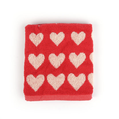 Keukendoek Hart Rood