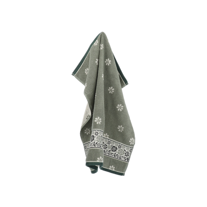 Keukendoek Belle Fleur Donkergroen