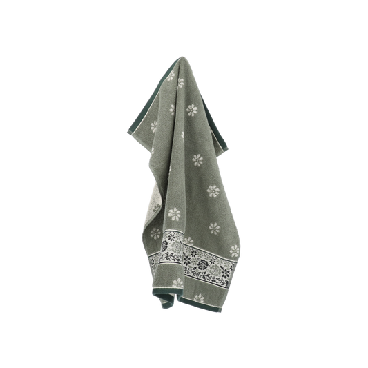 Keukendoek Belle Fleur Donkergroen