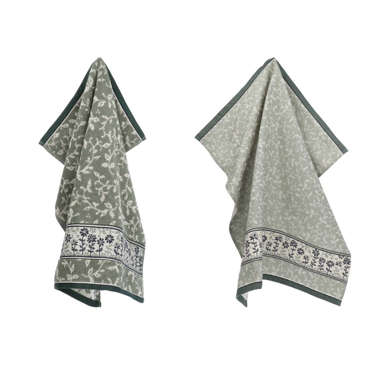 Keukendoek en Theedoek Daydream Donkergroen