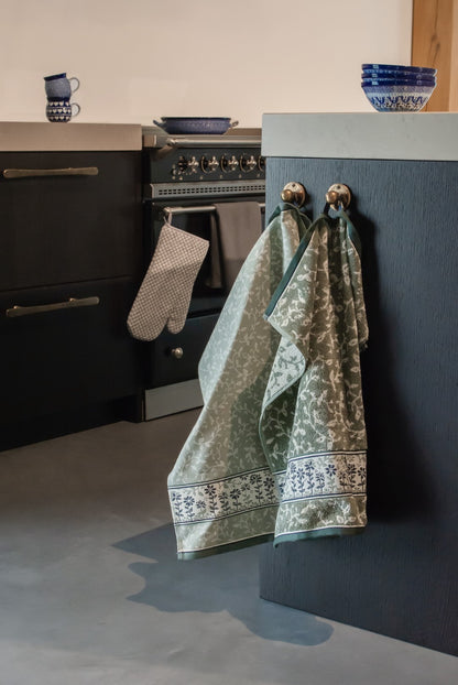 Keukendoek en Theedoek Daydream Donkergroen