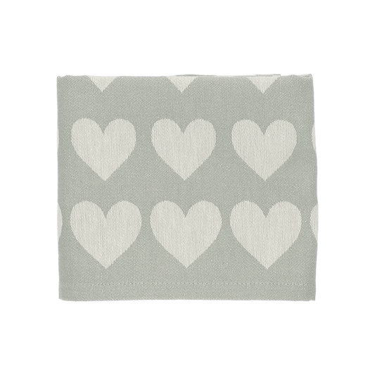 Theedoek Hart Donkergroen