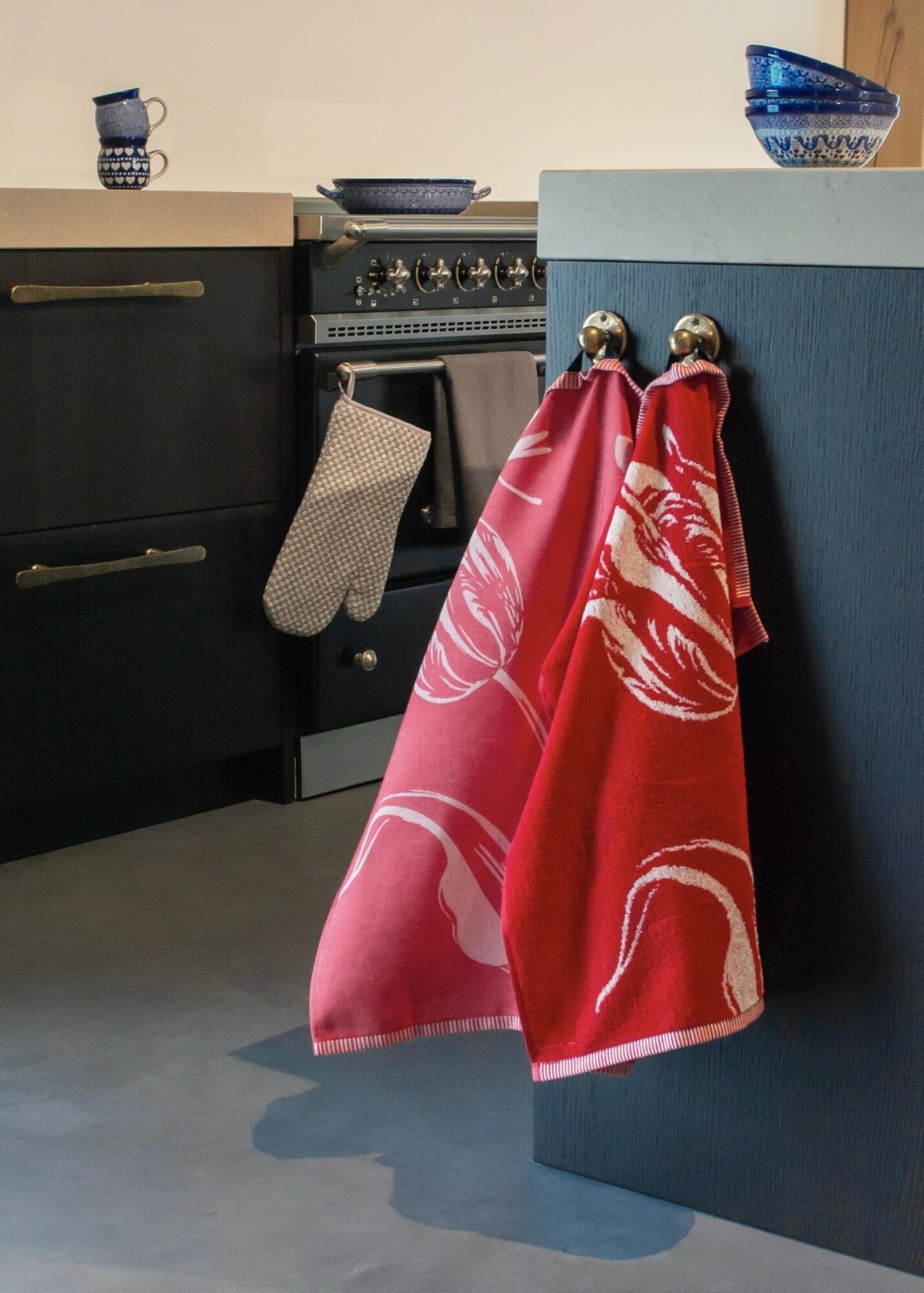 Keukendoek en Theedoek Tulp Rood