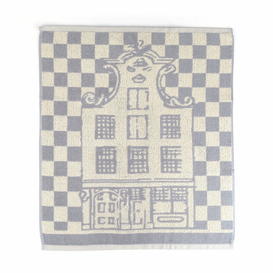 Keukendoek Grachtenpand Grijs
