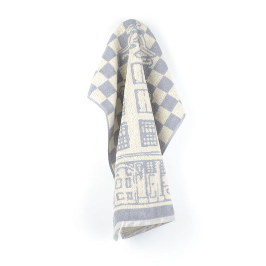 Keukendoek Grachtenpand Grijs