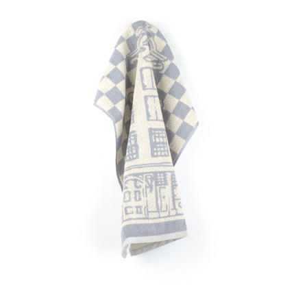 Keukendoek Grachtenpand Grijs