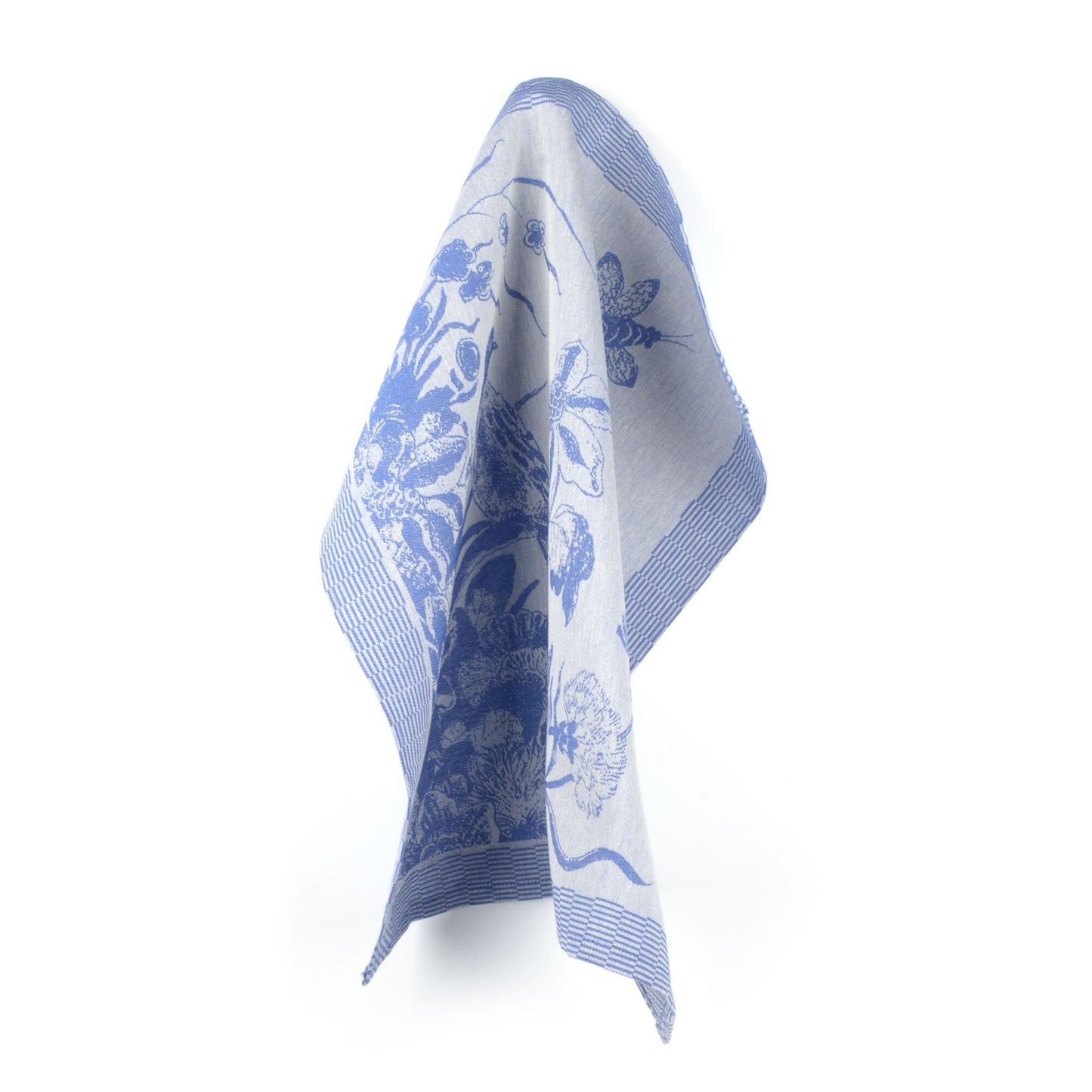 Theedoek Delfts Blue Bird Koningsblauw