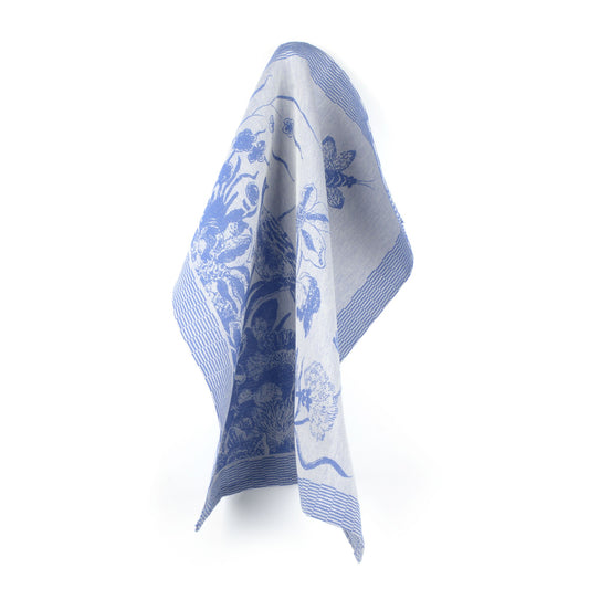 Theedoek Delfts Blue Bird Koningsblauw