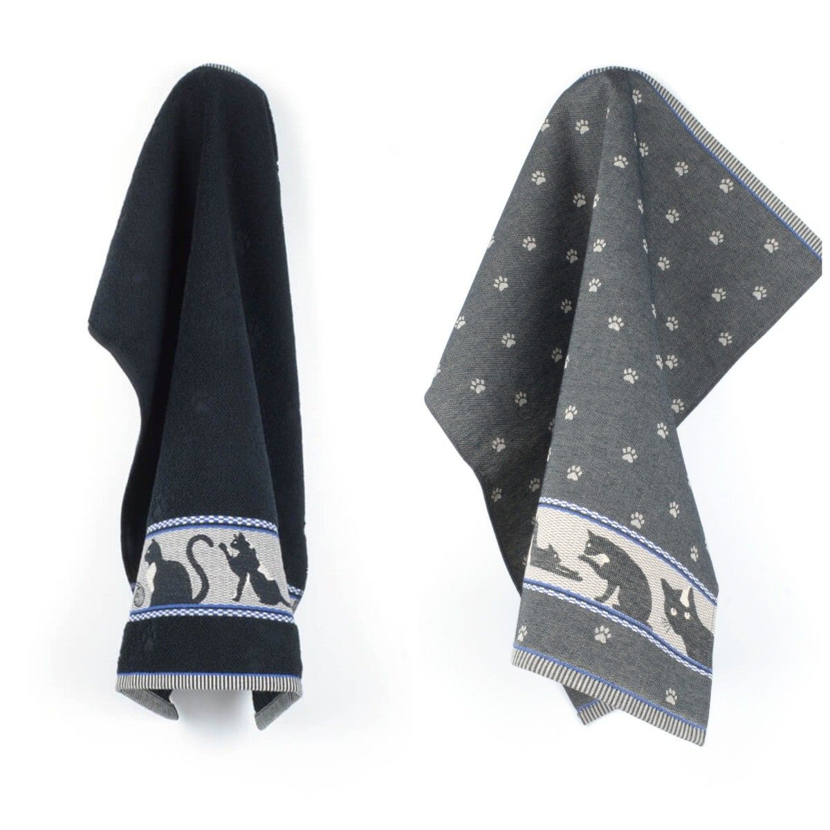 Keukendoek en Theedoek Kat Zwart