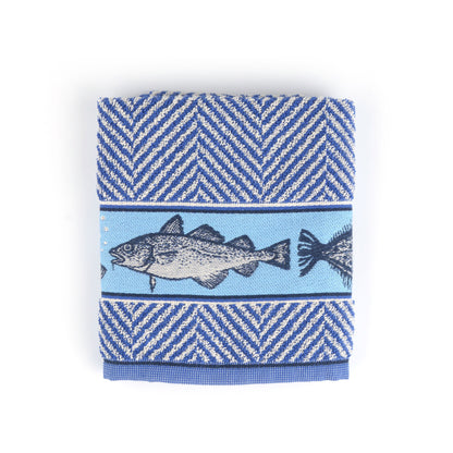 Keukendoek Vis towel Koninklijk Blauw