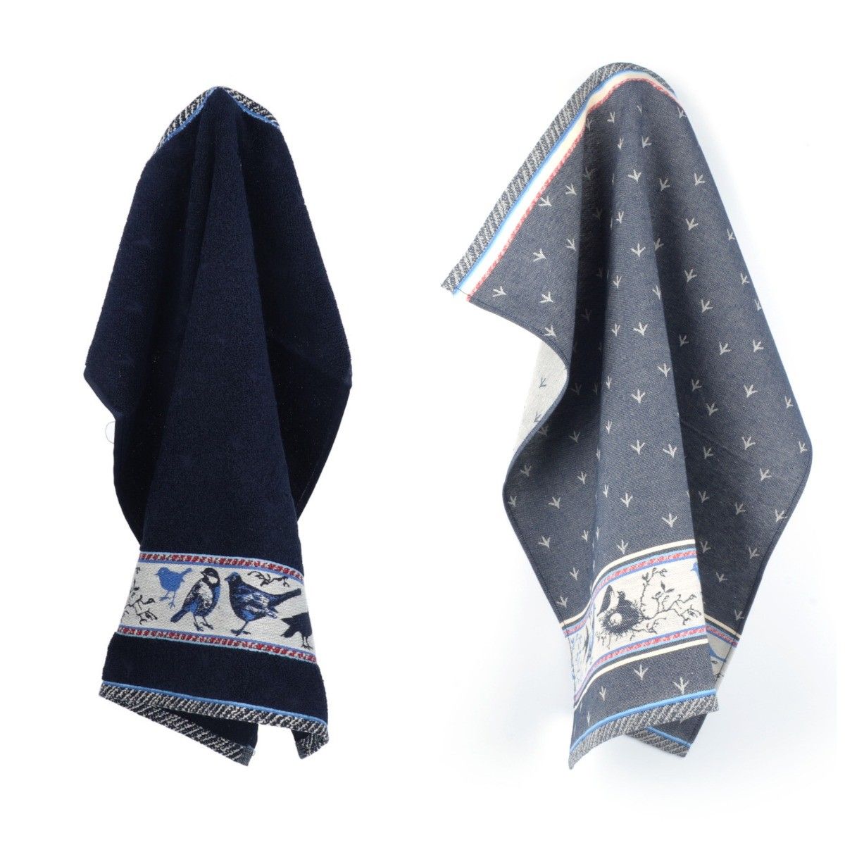 Keukendoek en Theedoek Vogel Donkerblauw