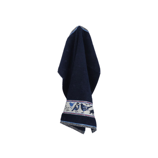 Keukendoek Vogel donkerblauw