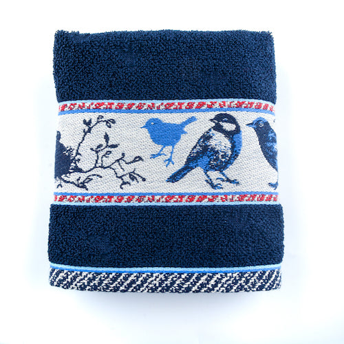 Keukendoek Vogel donkerblauw