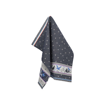 Theedoek Vogel Donkerblauw
