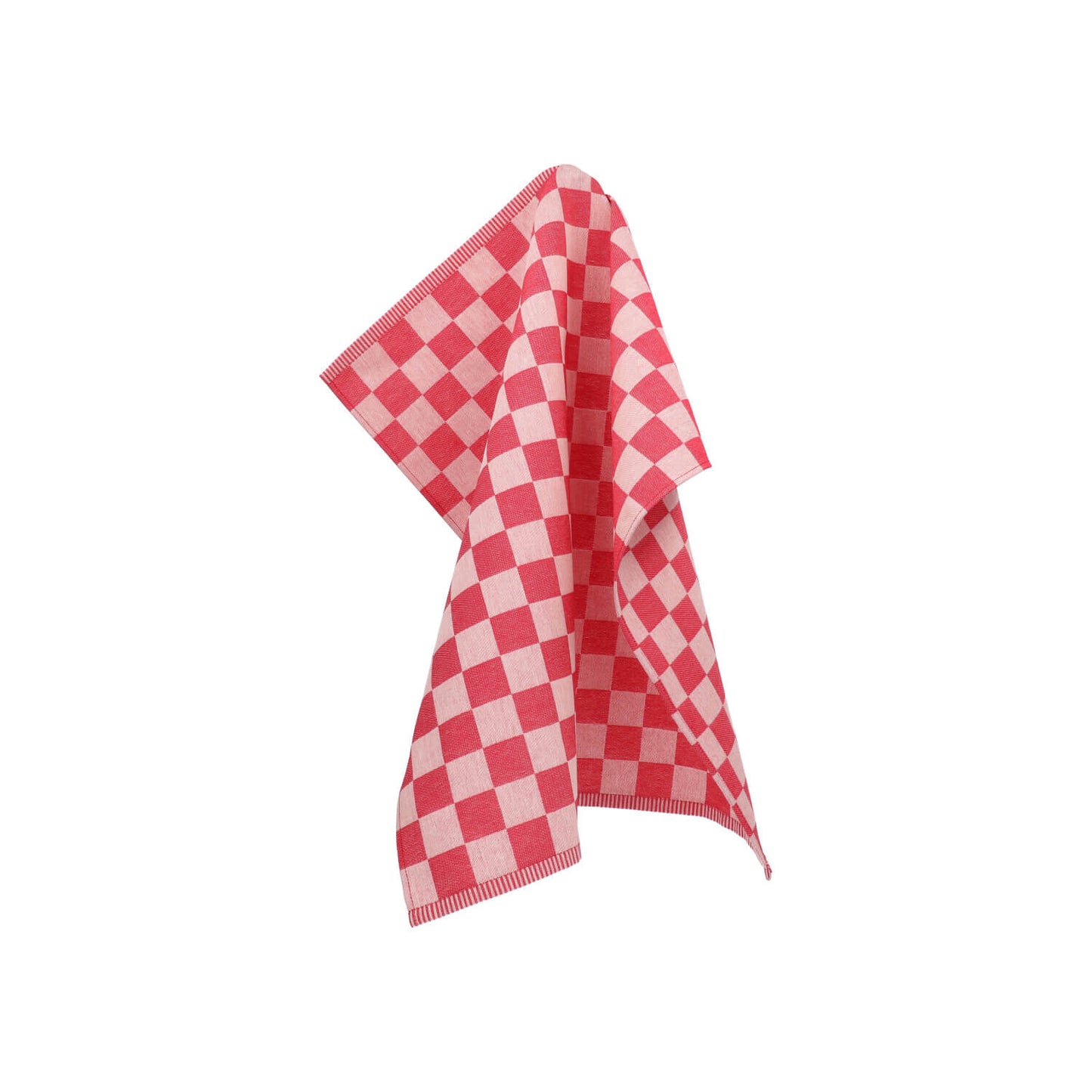 Theedoek Block - Rood