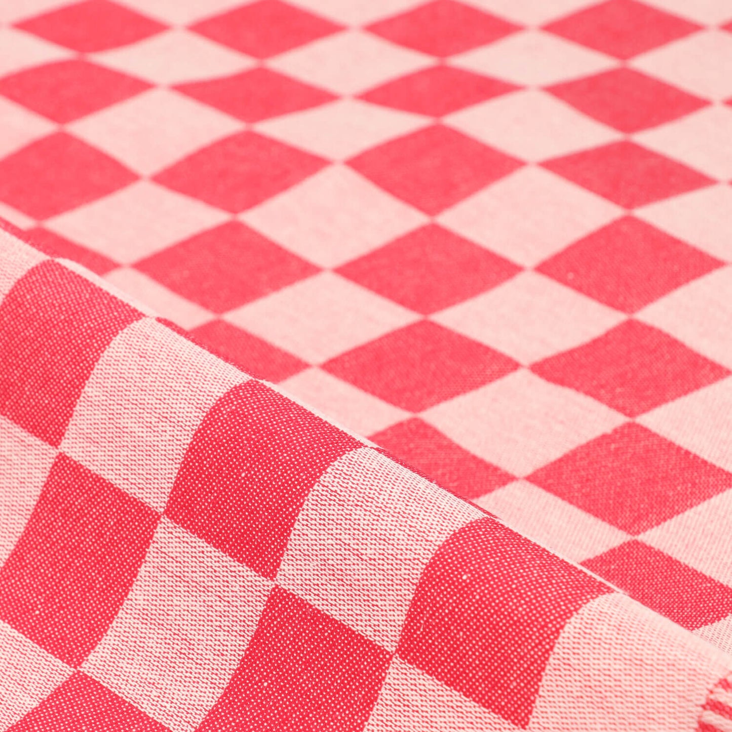 Theedoek Block - Rood