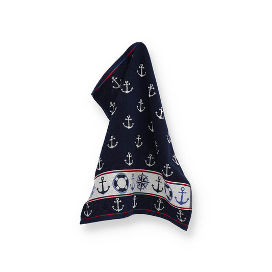 Keukendoek Maritime Donkerblauw