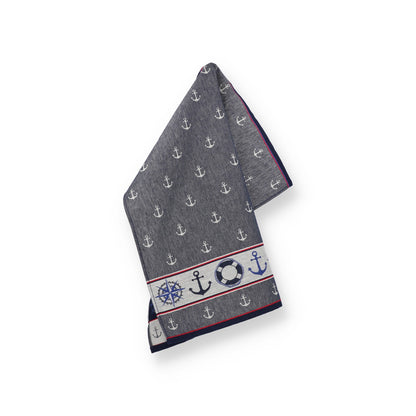 Theedoek Maritime Donkerblauw