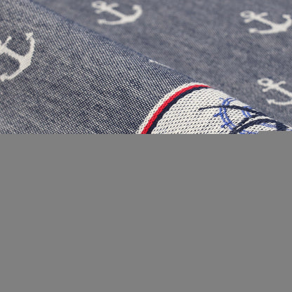Theedoek Maritime Donkerblauw