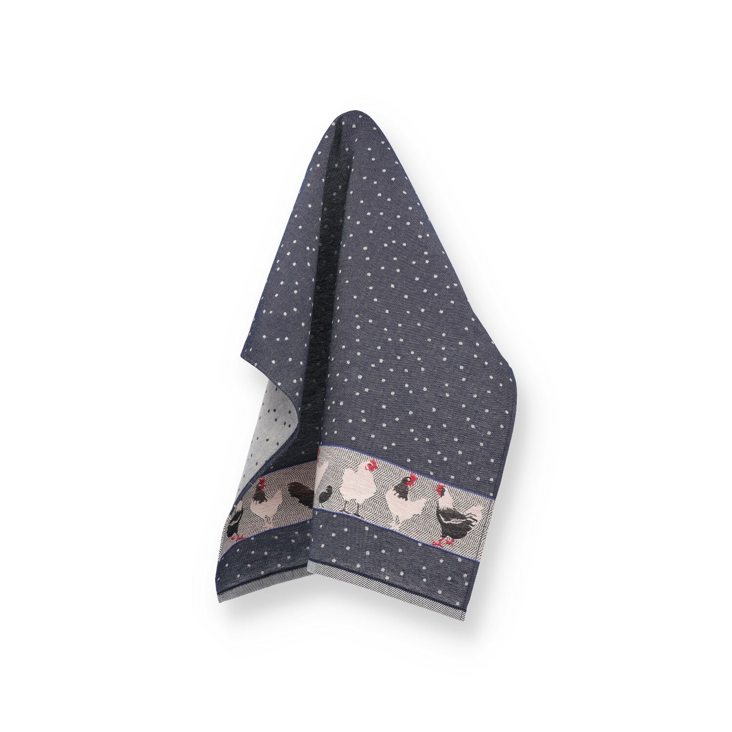 Theedoek Kip Donkerblauw