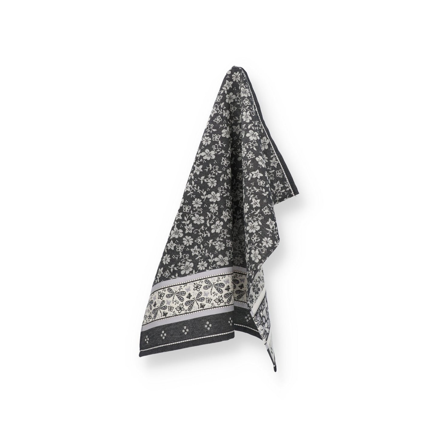 Theedoek Dragonfly Zwart