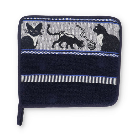 Pannenlap Kat Donkerblauw CE